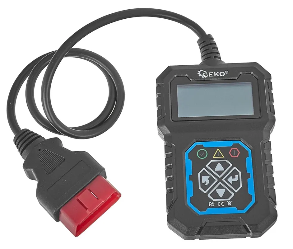 Geko T31 OBDII diagnosztikai teszter, 8V-25V, 52mA Eredeti