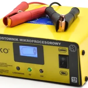 Legjobb ár Geko mikroprocesszoros akkutöltő, 6/12V, 15A, 6-200Ah