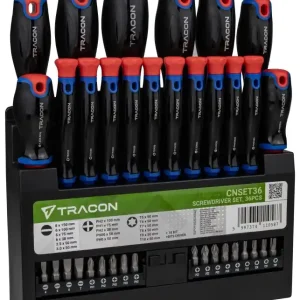 Tracon csavarhúzó készlet, 36 részes Újdonság