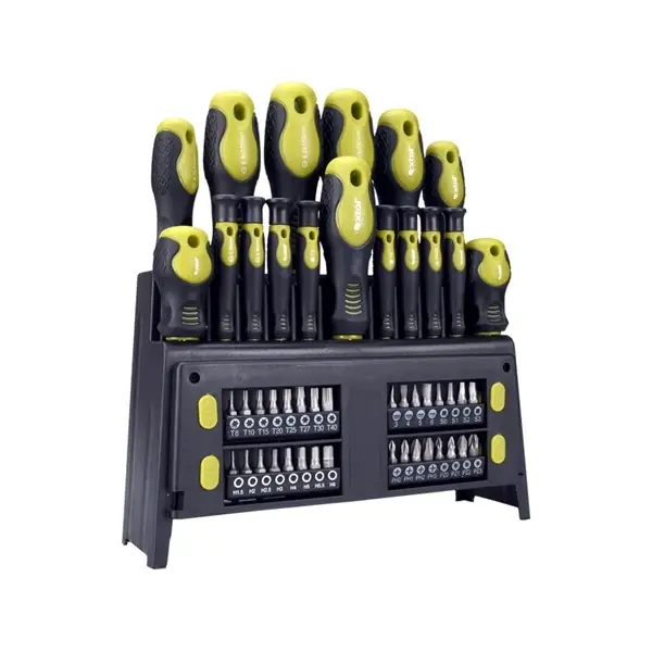 Alacsony ár Extol csavarhúzó készlet, mágneses 49 részes