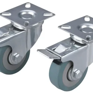 Extol Premium műszerkocsi kerék, furatos, tömör, 50mm, 27kg, 2db Korlátozott ajánlat