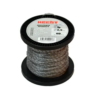 Hecht 10406024 vágószál maggal "négyzet" 2,4*60m Pénzvisszafizetés