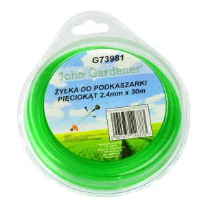 Fűnyíró damil, ötszögletű, 2.4mm, 30m Biztonságos fizetés