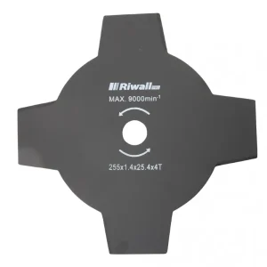 Rendeld meg most Riwall PRO 4-ágú vágókés fűkaszához, 255x1.4x25.4mm