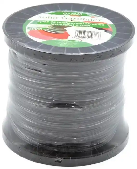 Kiváló minőség Geko John Gardener fűnyíró damil, megerősített, csillag, 2.7mm, 100m