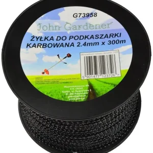 Autentikus Geko John Gardener fűnyíró damil, hullámos, 2.4mm, 300m