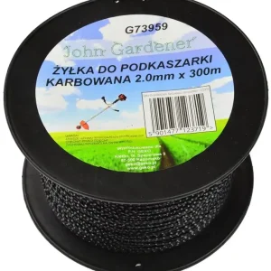 Geko John Gardener fűnyíró damil, hullámos, 2mm, 300m Pénzvisszafizetés