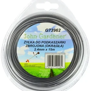 Utolsó esély Geko John Gardener fűnyíró damil, megerősített, kerek, 2.4mm, 15m