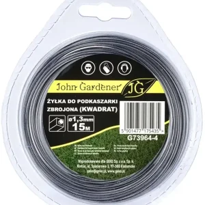 Geko John Gardener fűnyíró damil, megerősített, négyzet, 1.3mm, 15m Ingyenes szállítás