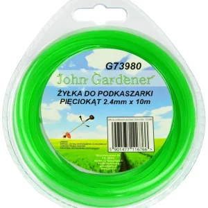 Geko John Gardener fűnyíró damil, ötszögletű, 2.4mm, 10m Biztonságos fizetés