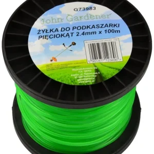 Geko John Gardener fűnyíró damil, ötszögletű, 2.4mm, 100m Olcsó