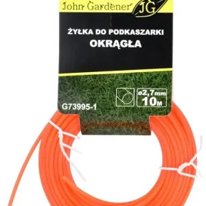 Csak ma Geko John Gardener fűnyíró damil, kerek, 2.7mm, 10m