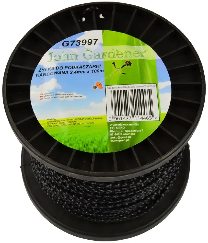 Geko John Gardener fűnyíró damil, hullámos, 2.4mm, 100m Ajánlat