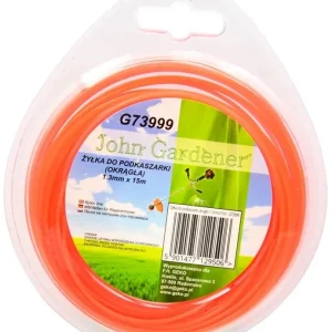 Rendeld meg most Geko John Gardener fűnyíró damil, kerek, 1.3mm, 15m