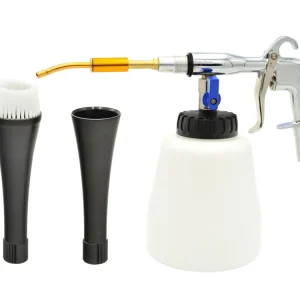 Prémium Geko autó kárpit tisztító pisztoly fém fúvókával, 6.5-9bar