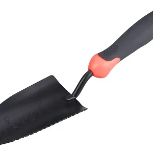 Korlátozott ajánlat Extol kerti lapát-ásó fém, széles, fogazott szélű, műanyag/TPR nyél, 32cm