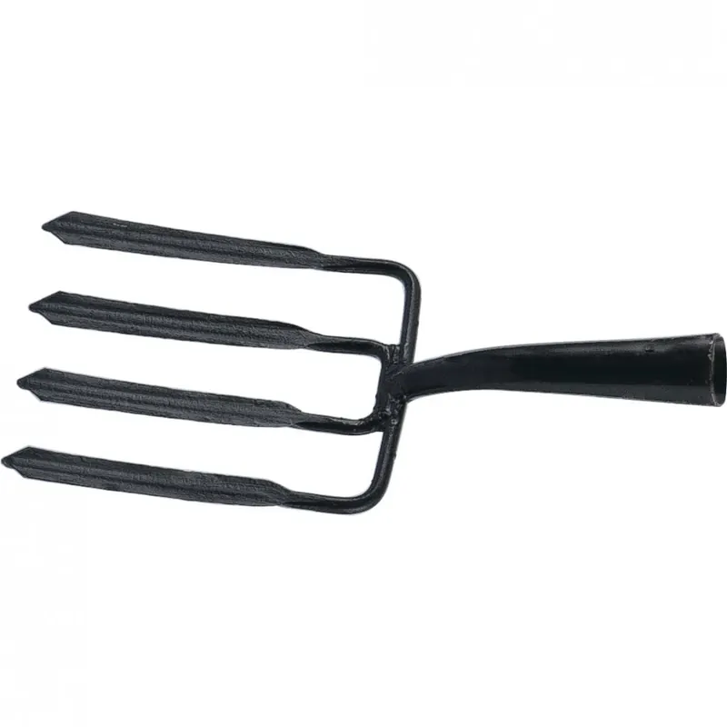 Villa, nyél nélkül, kovácsolt, 4 ág, 190x220mm Autentikus