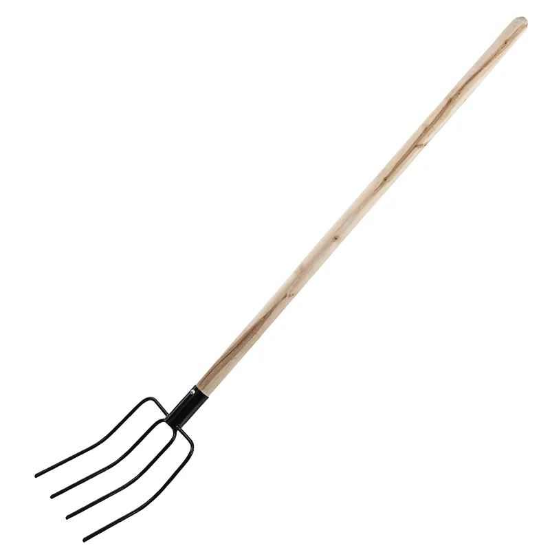 Palisad vasvilla, hagyományos, fa nyéllel, 4 ágú, 210x310mm Kedvezmény