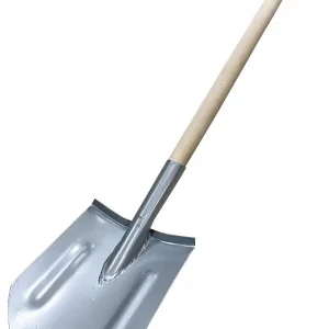 Akció Stalco Garden ásó, hegyes, fa nyéllel, könnyű, 120cm