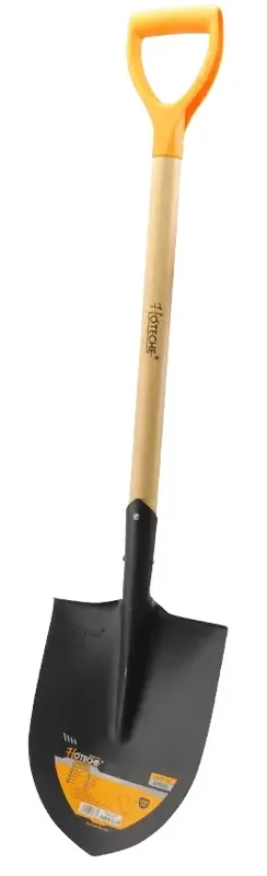 Ajánlat Hoteche ásó rövid fa nyéllel, D-markolat, öblös fej, 1m