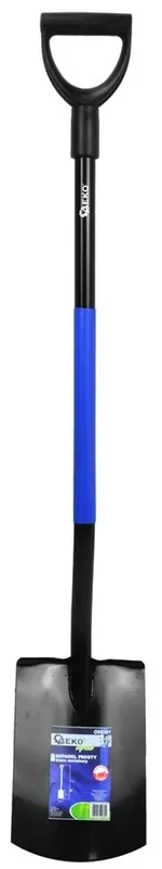 Kiváló minőség Geko egyenes ásó hajlított fém nyéllel, D-markolat, 114x19x29cm