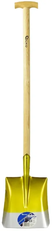 Expressz szállítás Geko lapát fa nyéllel, T-markolattal, 1.2m, 24.5x29.5cm