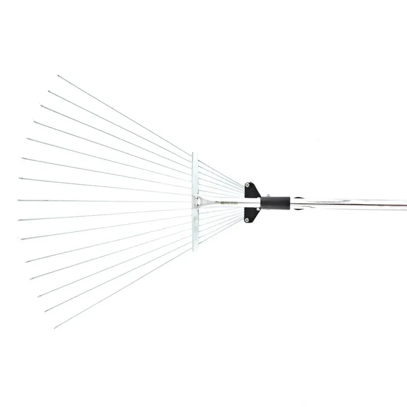 Autentikus Palisad ventilátor gereblye, acél, teleszkósos nyél, 15 ág