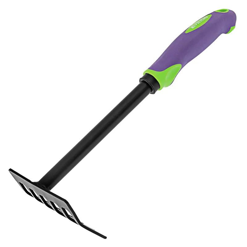 Korlátozott ajánlat Palisad Mini gereblye, gumírozott nyél, 6 fogú, 110x300mm