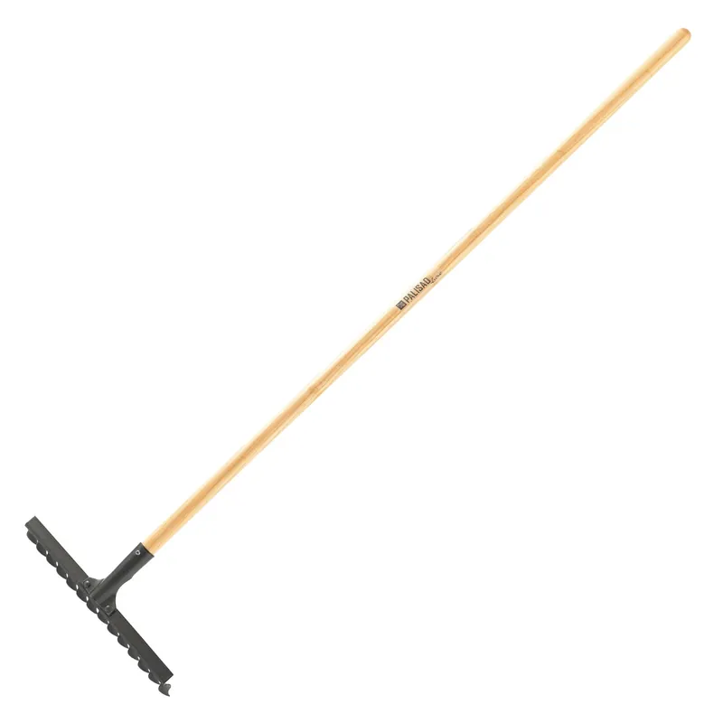 Kiárusítás Palisad Luxe gereblye, fa lakkozott nyél, 14 fog, 370x1400mm