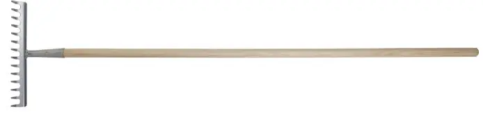 Stalco Garden gereblye fa nyéllel, 130cm, 12fog Kiárusítás