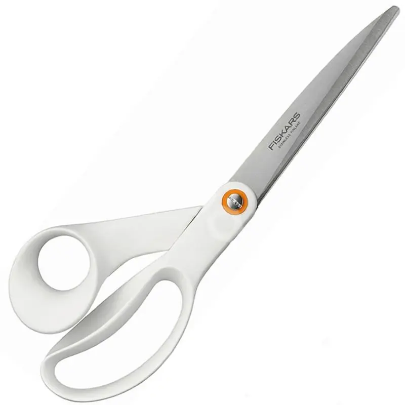 Kiárusítás Fiskars nagyméretű általános olló, fehér, 24cm