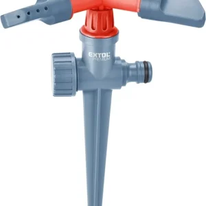 Ingyenes szállítás Extol locsoló, leszúrható háromágú forgó, műanyag