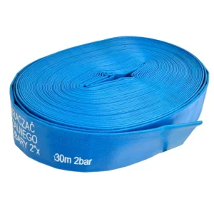 Akció Geko lapos tömlő, PVC, 2bar, 2", 30m