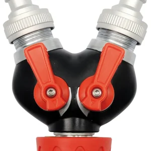 Yato Y-elágazó, 2db külső menetes elzáróval 3/4 col 19mm Újdonság