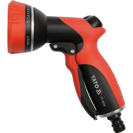 Yato Öntözőpisztoly, alu betétes, 6 funkciós, 1/2" Rendeld meg most