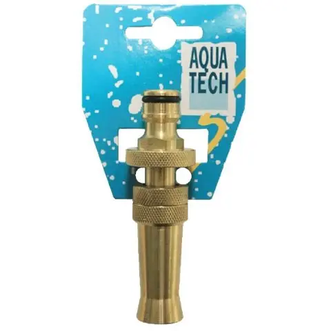 Kuplung csatlakozós réz állítható locsolófej Kiváló minőség