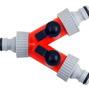 Siroflex Y elágazó 1+2 csatlakozóval és 2 elzáróval 1/2" Korlátozott ajánlat