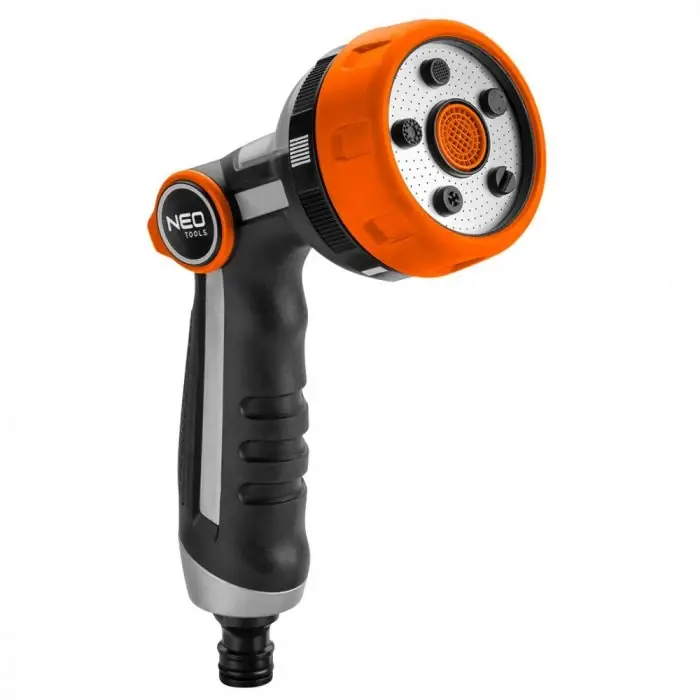 Ajánlat Neo Tools öntözőpisztoly, 5 funkciós, fém locsolótárcsa, 210mm