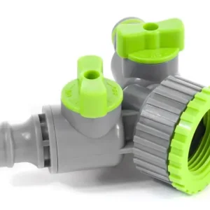 Népszerű Stalco Garden elzárható kétutas csapcsatlakozó, belső menetes, 3/4"-1"