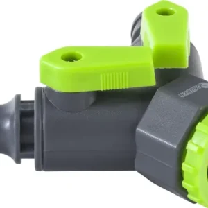 Olcsó Stalco Garden elzárható kétutas csapcsatlakozó, 1/2"-3/4"