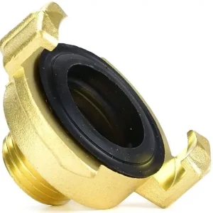 Vedd meg most Geko körmös tömlőcsatlakozó, sárgaréz, külső menetes, 1/2"