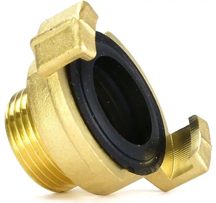 Eredeti Geko körmös tömlőcsatlakozó, sárgaréz, külső menetes, 3/4"