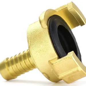 Utolsó esély Geko körmös tömlő gyorscsatlakozó, forgatható, sárgaréz, 1/2"