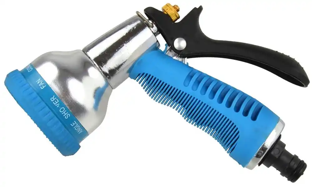 Geko Blue Line multifunkciós locsolópisztoly, 8 funkció, fém Biztonságos fizetés