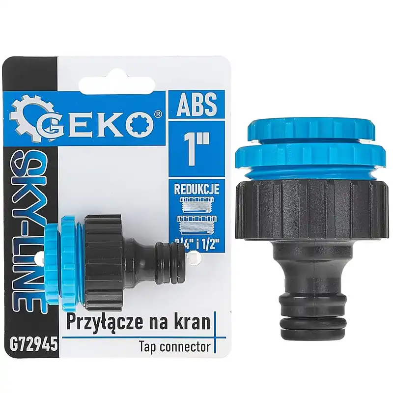 Geko Sky-Line csapcsatlakozó redukcióval, 1", 3/4", 1/2" Biztonságos fizetés