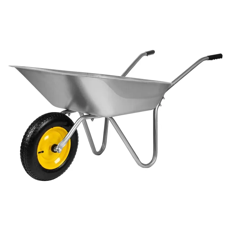 Biztonságos fizetés Palisad kerti talicska, acél, 90kg, 65l