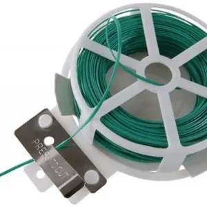 Biztonságos fizetés Kötöződrót PVC bevonattal, vágóéllel, 0.9mmx30m