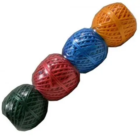 Legjobb ár PP kötözőzsineg 4 színű piros, kék, sárga, zöld, 4x0.66mm40m