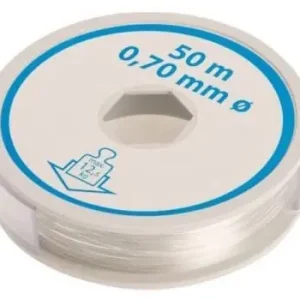 Perlondrót univerzális felhasználásra, 50m, 0.7mm, áttetsző Gyors szállítás