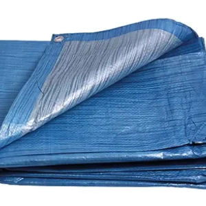 Akció Festa takaróponyva, kék-ezüst, 3x3m